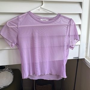 Purple Sheer Shirt!